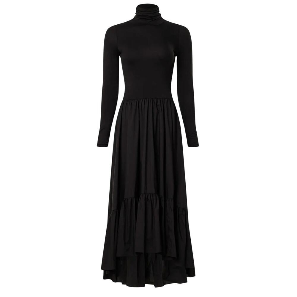 Caroline Constas Melissa Long Sleeve Dress in Black, Size M​